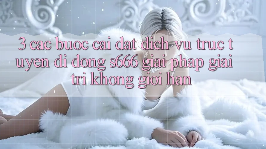 3. Các bước cài đặt Dịch vụ trực tuyến di động S666 - Giải pháp giải trí không giới hạn 3. Các bước cài đặt Dịch vụ trực tuyến di động S666 - Giải pháp giải trí không giới hạn