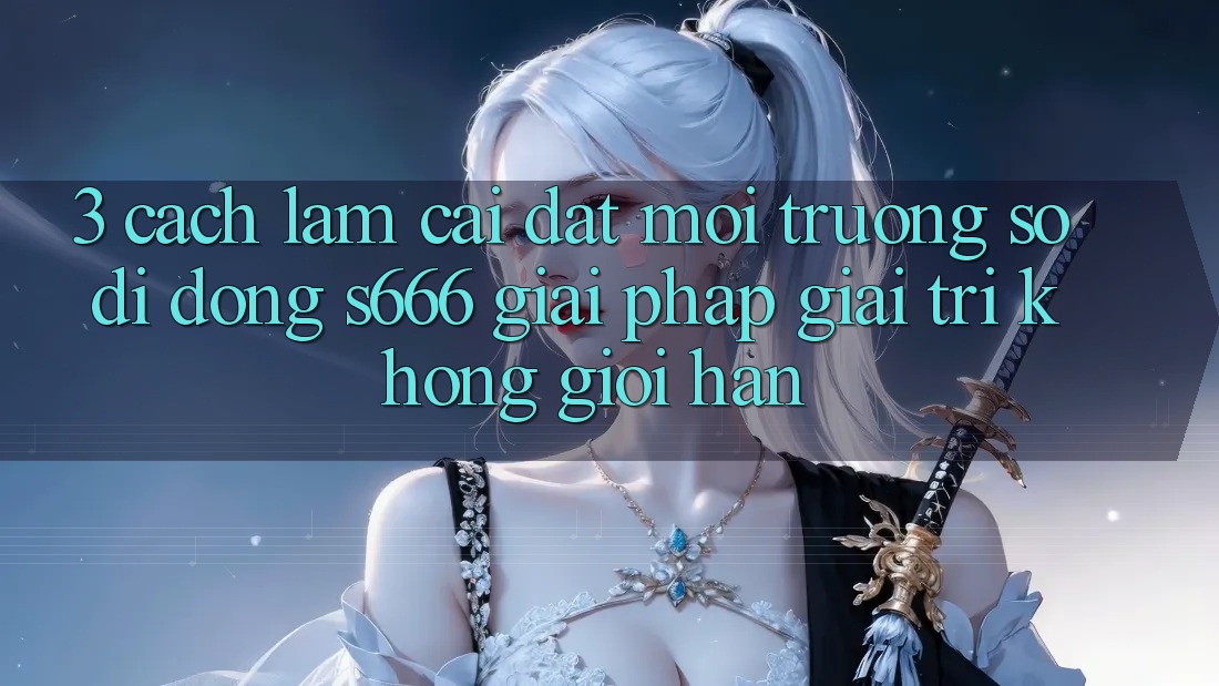3. Cách làm cài đặt Môi trường số di động S666 - Giải pháp giải trí không giới hạn