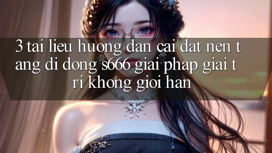 3. Tài liệu hướng dẫn cài đặt Nền tảng di động S666 - Giải pháp giải trí không giới hạn