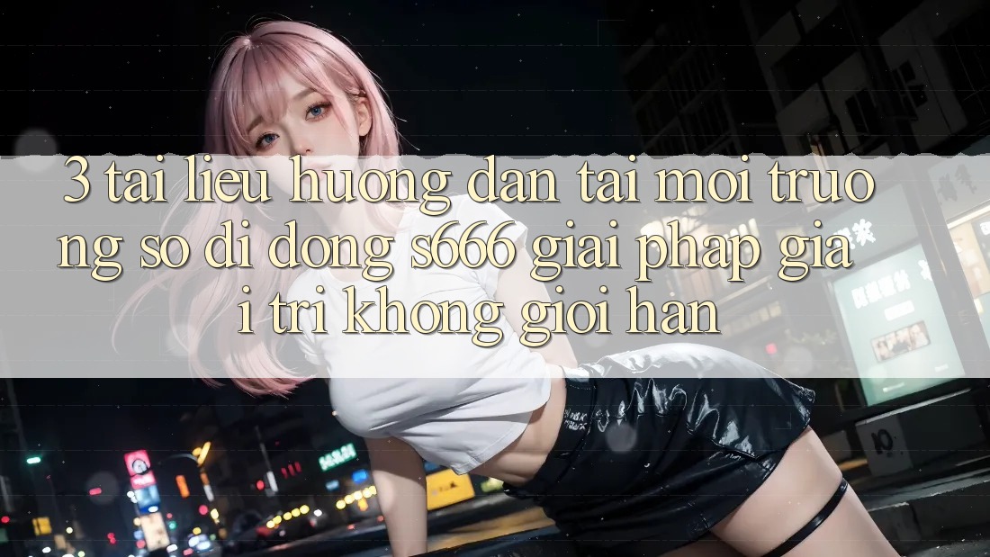3. Tài liệu hướng dẫn tải Môi trường số di động S666 - Giải pháp giải trí không giới hạn