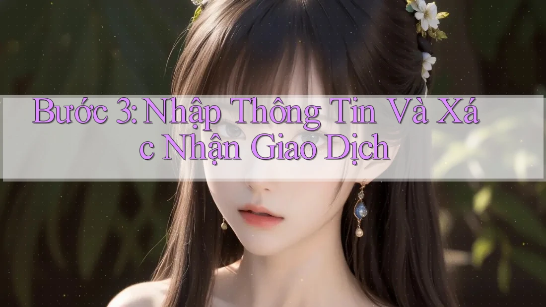 Bước 3: Nhập Thông Tin Và Xác Nhận Giao Dịch Bước 3: Nhập Thông Tin Và Xác Nhận Giao Dịch