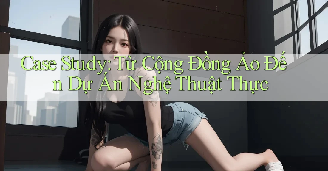 Case Study: Từ Cộng Đồng Ảo Đến Dự Án Nghệ Thuật Thực