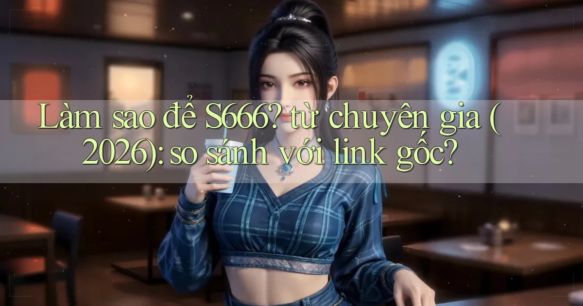Làm sao để S666 từ chuyên gia (2026) so sánh với link gốc