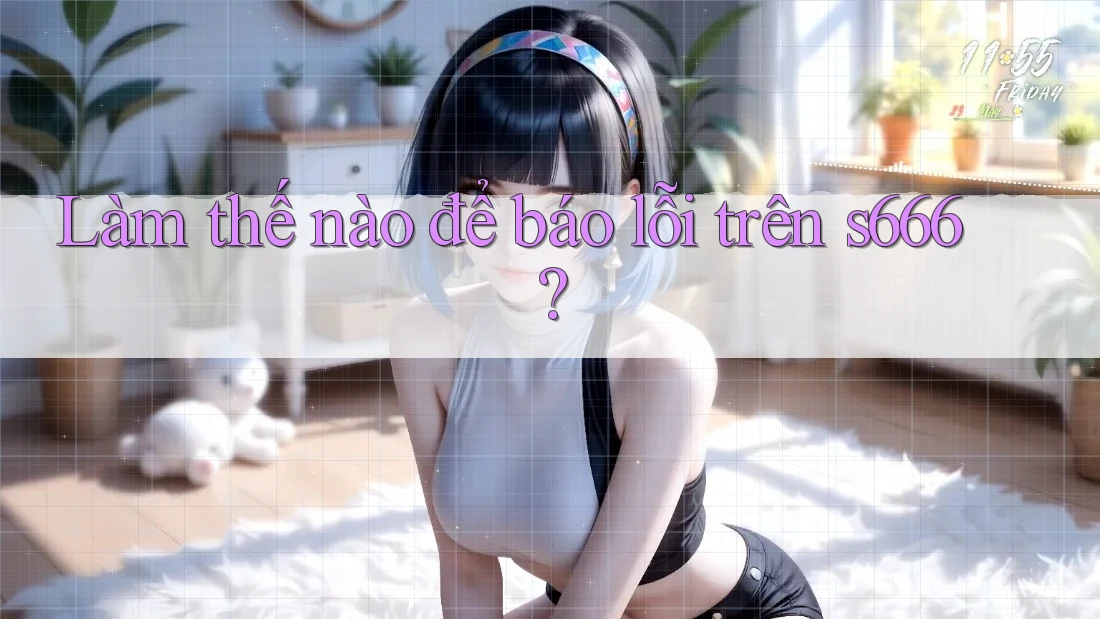 Làm thế nào để báo lỗi trên s666? Làm thế nào để báo lỗi trên s666?