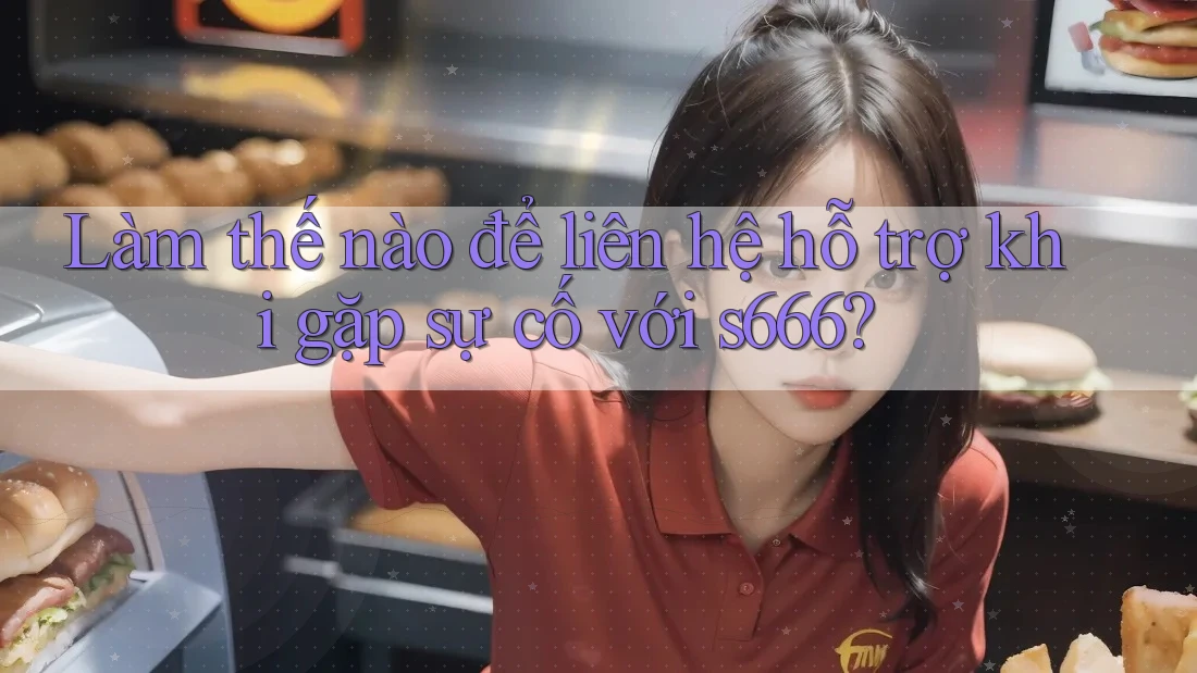Làm thế nào để liên hệ hỗ trợ khi gặp sự cố với s666? Làm thế nào để liên hệ hỗ trợ khi gặp sự cố với s666?