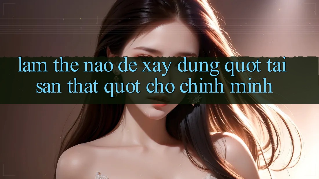 Làm thế nào để xây dựng " tài sản thật" cho chính mình?