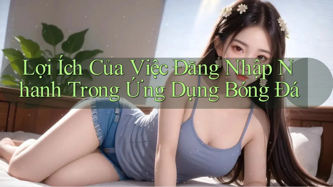 Lợi Ích Của Việc Đăng Nhập Nhanh Trong Ứng Dụng Bóng Đá