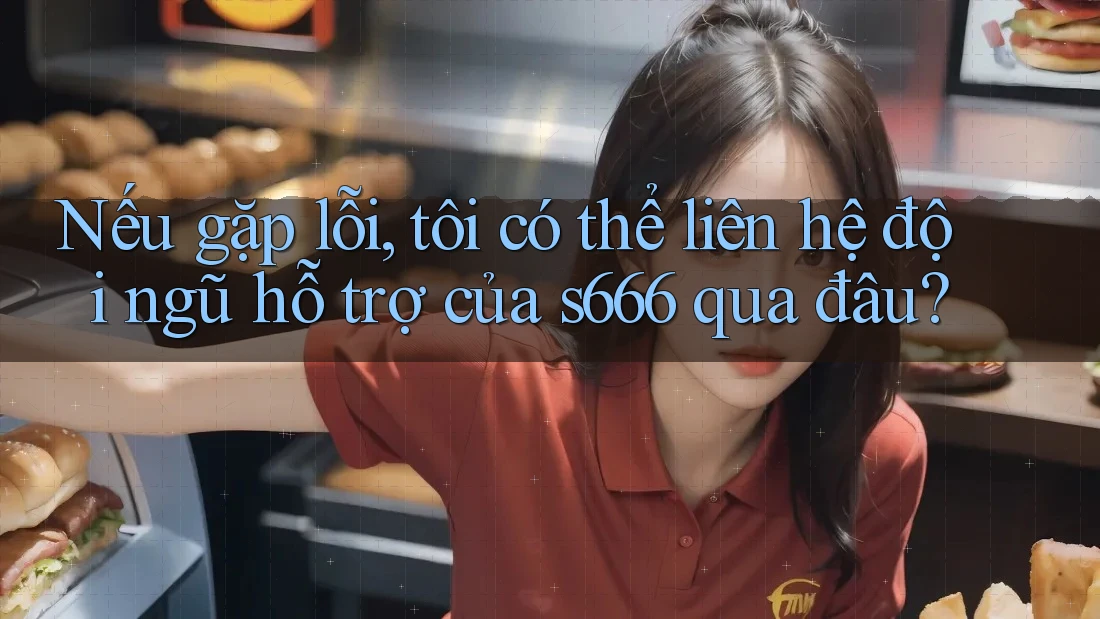 Nếu gặp lỗi, tôi có thể liên hệ đội ngũ hỗ trợ của s666 qua đâu?