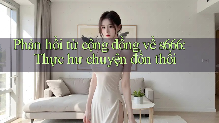 Phản hồi từ cộng đồng về s666: Thực hư chuyện đồn thổi Phản hồi từ cộng đồng về s666: Thực hư chuyện đồn thổi