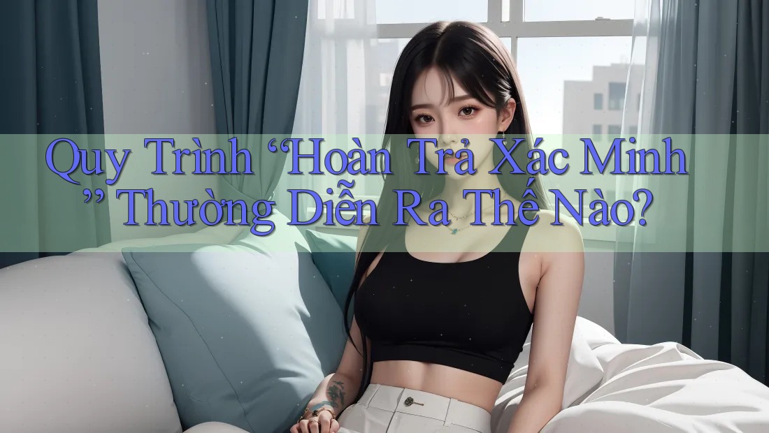 Quy Trình “Hoàn Trả Xác Minh” Thường Diễn Ra Thế Nào?