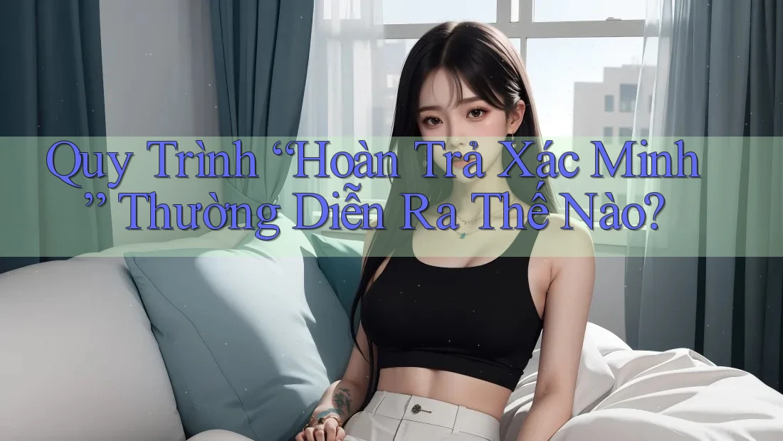 Quy Trình “Hoàn Trả Xác Minh” Thường Diễn Ra Thế Nào?