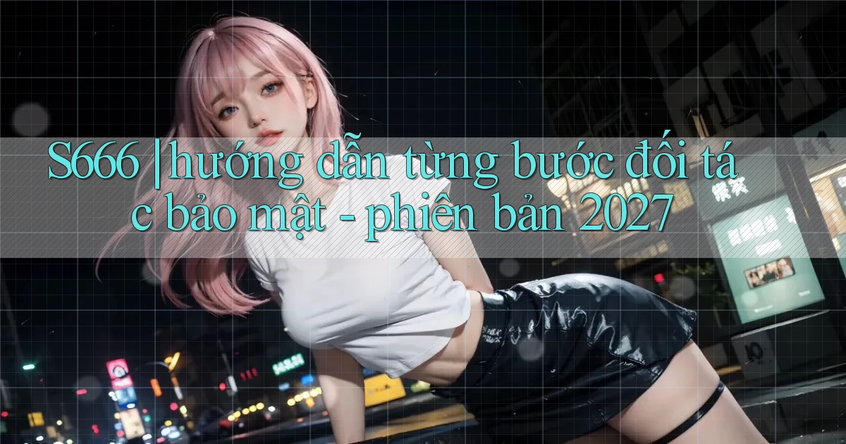 S666 hướng dẫn từng bước đối tác bảo mật   phiên bản 2027
