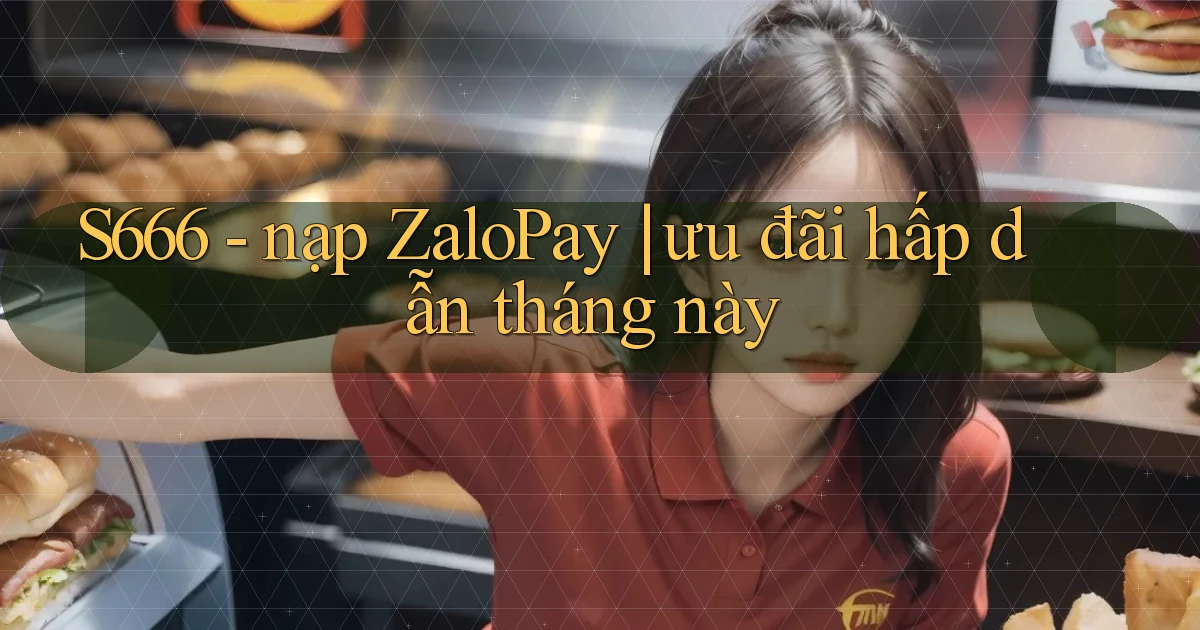 S666   nạp ZaloPay ưu đãi hấp dẫn tháng này