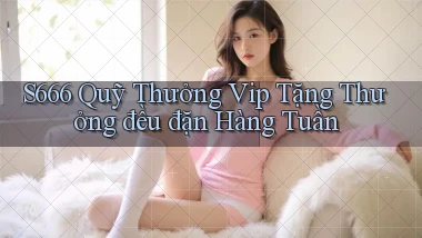 s666  quỹ thưởng vip tặng thưởng đều đặn hàng tuần