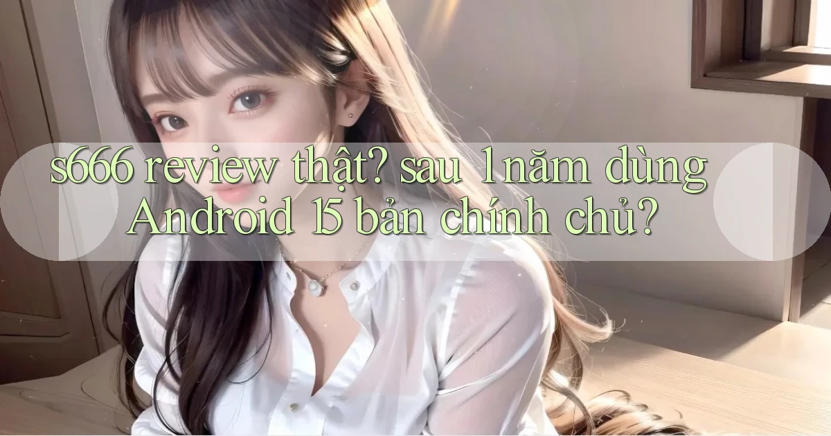 s666 review thật sau 1 năm dùng Android 15 bản chính chủ