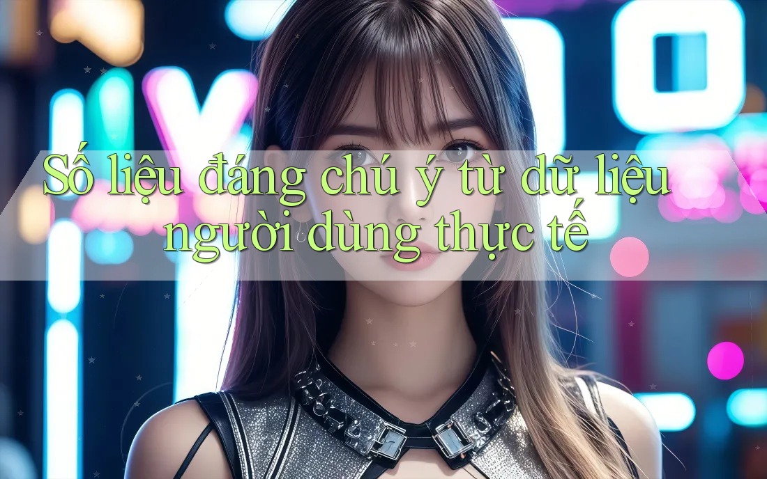 Số liệu đáng chú ý từ dữ liệu người dùng thực tế
