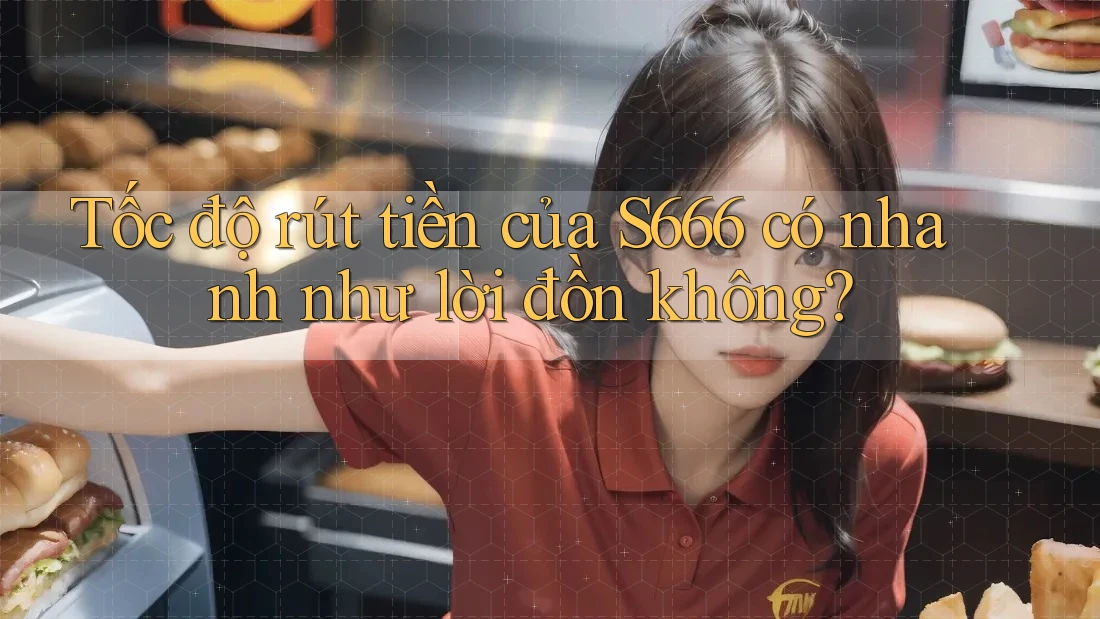 Tốc độ rút tiền của S666 có nhanh như lời đồn không?