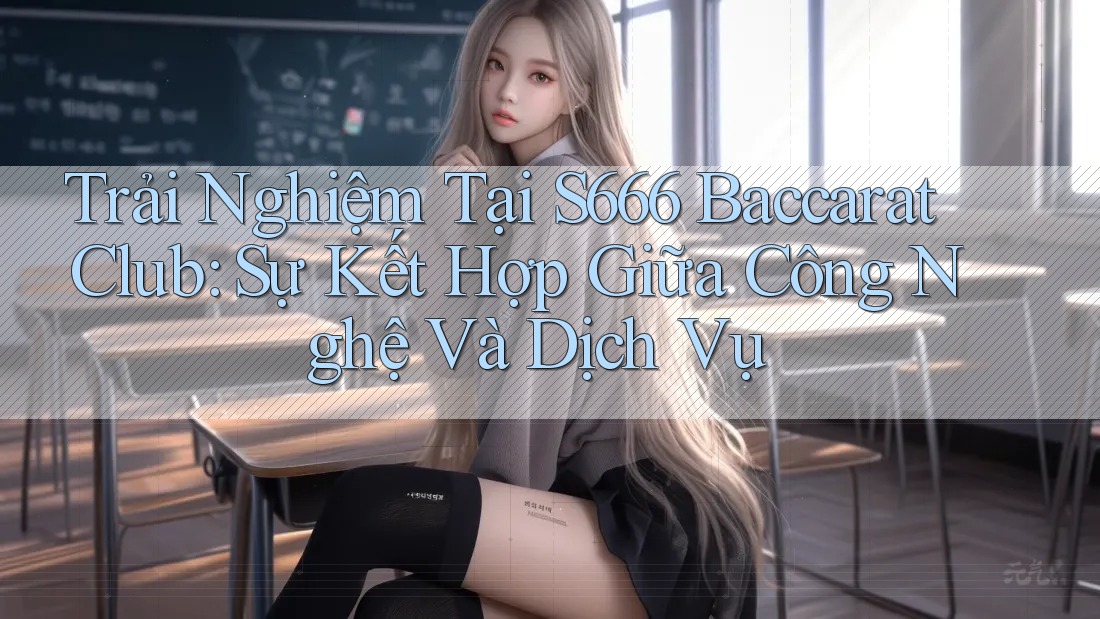 Trải Nghiệm Tại S666 Baccarat Club: Sự Kết Hợp Giữa Công Nghệ Và Dịch Vụ Trải Nghiệm Tại S666 Baccarat Club: Sự Kết Hợp Giữa Công Nghệ Và Dịch Vụ