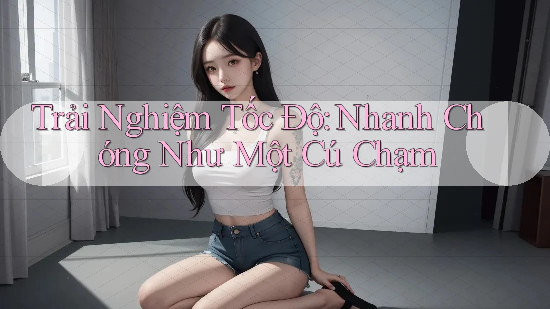 Trải Nghiệm Tốc Độ: Nhanh Chóng Như Một Cú Chạm Trải Nghiệm Tốc Độ: Nhanh Chóng Như Một Cú Chạm