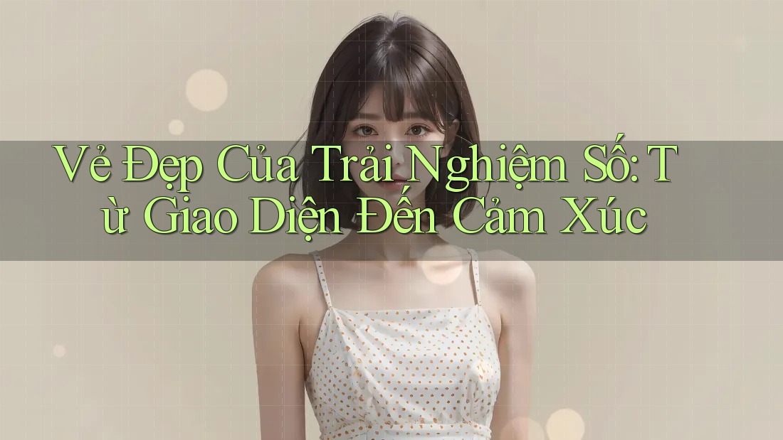 Vẻ Đẹp Của Trải Nghiệm Số: Từ Giao Diện Đến Cảm Xúc