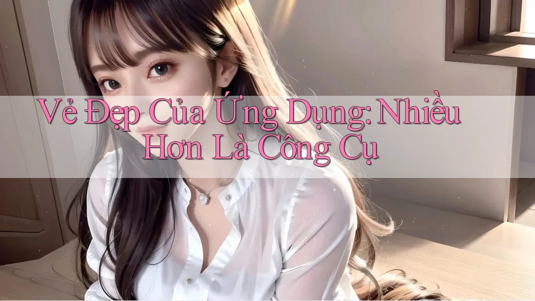 Vẻ Đẹp Của Ứng Dụng: Nhiều Hơn Là Công Cụ
